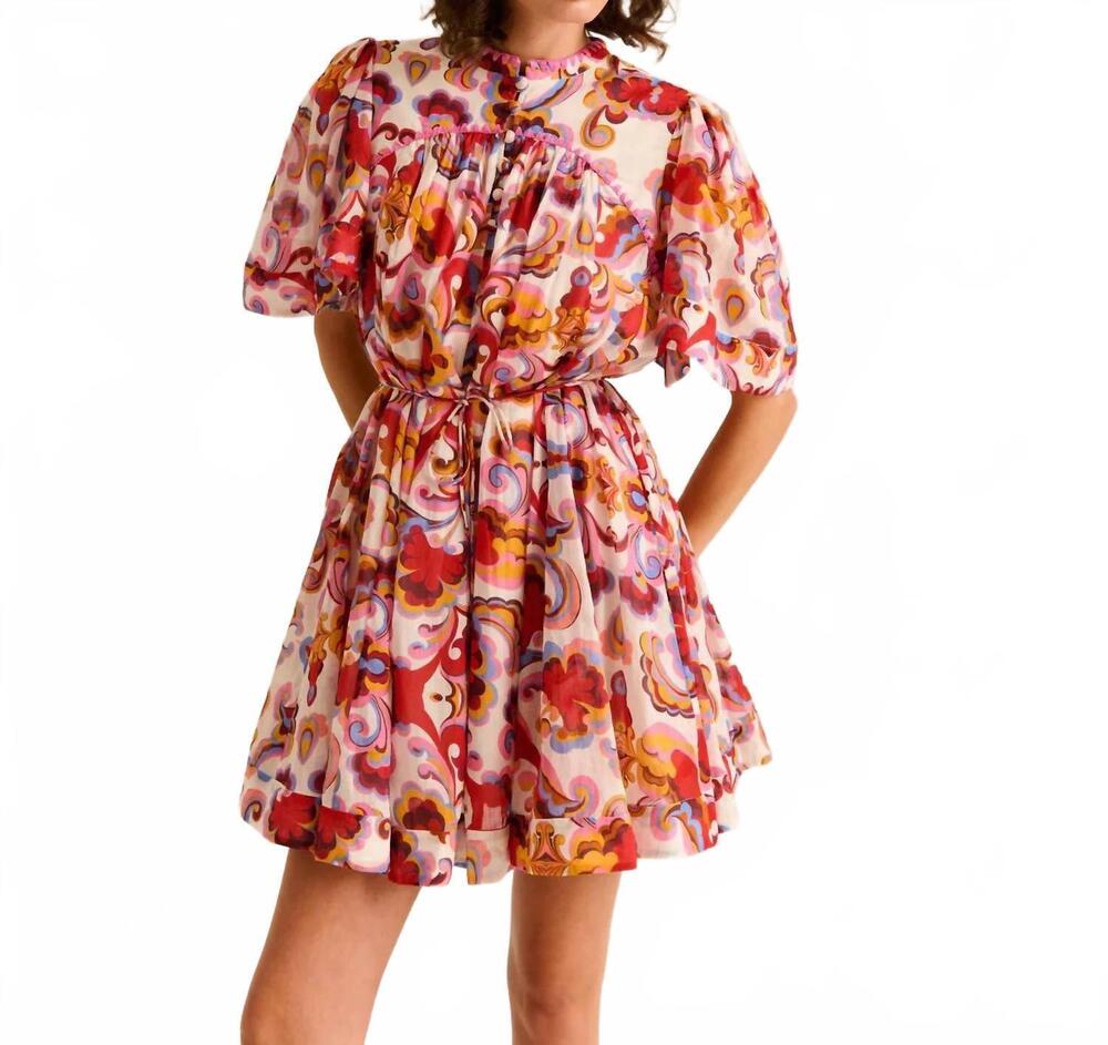 NEW CAROLINA K kerry mini dress in paisf